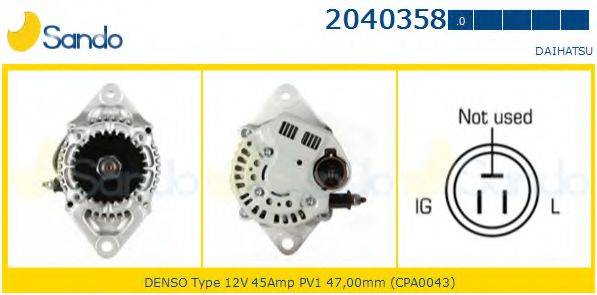 SANDO 2040358.0