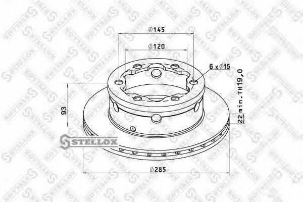 ROCKWELL MBR6013 гальмівний диск