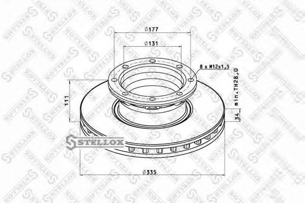 ROCKWELL MBR5070 гальмівний диск