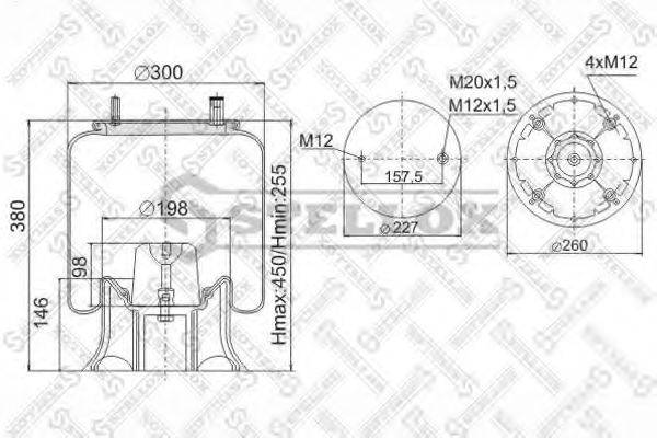 ROCKWELL 21215762 Кожух пневматичної ресори