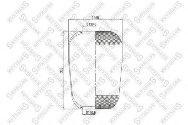 IVECO 5000954175 Кожух пневматичної ресори