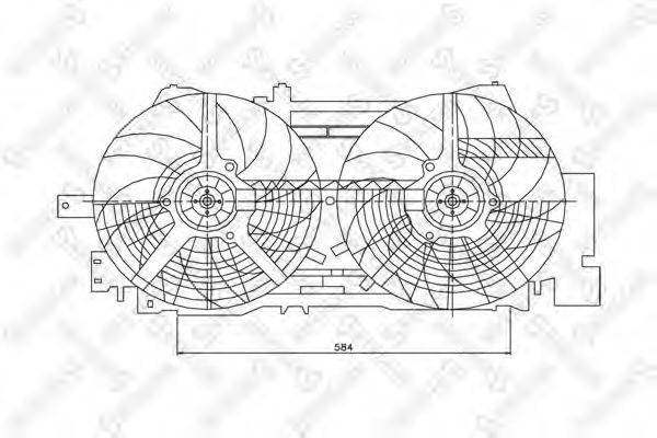 RENAULT TRUCKS 7701045837 Вентилятор, охолодження двигуна