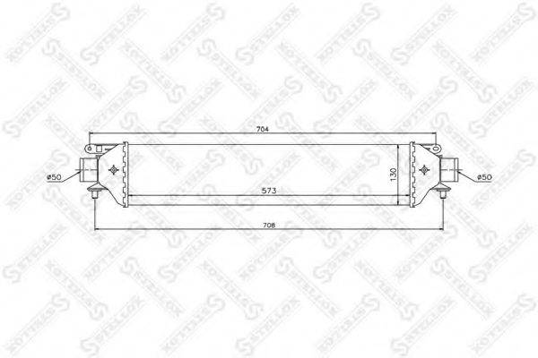 DENSO AWR5796 Інтеркулер