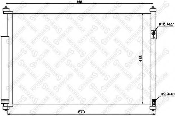 BEHR_ 8FC 351 304-351 Конденсатор, кондиціонер