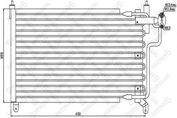 STANDARD 53717 Конденсатор, кондиціонер