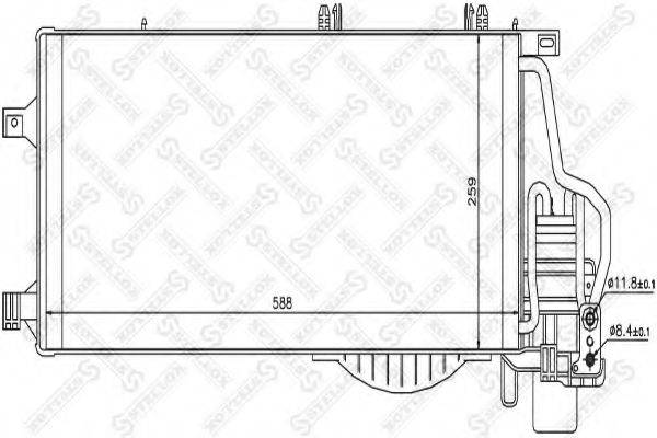 AVA QUALITY COOLING 1004001 Конденсатор, кондиціонер