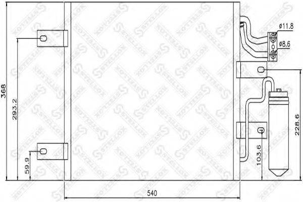 AVA QUALITY COOLING 1018361 Конденсатор, кондиціонер
