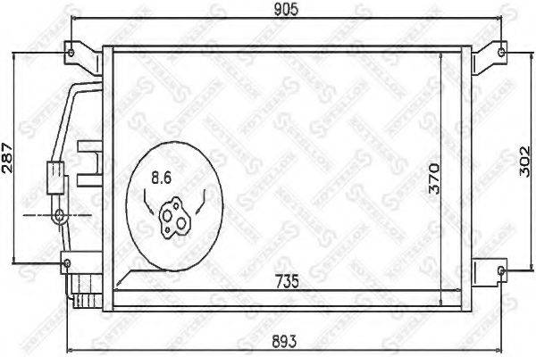 AVA QUALITY COOLING 1037114 Конденсатор, кондиціонер