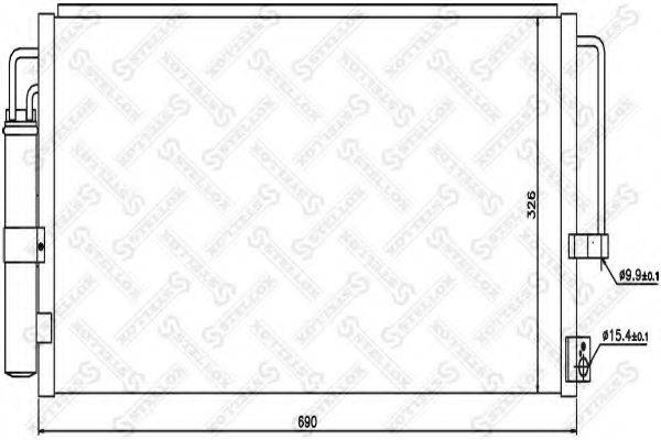 AVA QUALITY COOLING 7359611 Конденсатор, кондиціонер