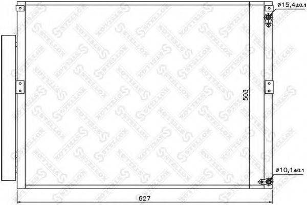 LEXUS 88461-35160 Конденсатор, кондиціонер