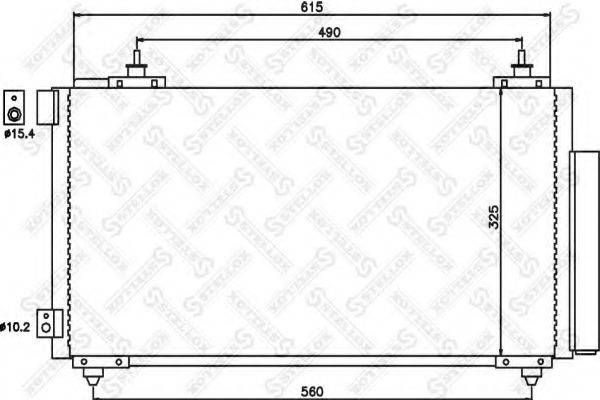 AVA QUALITY COOLING 1133806 Конденсатор, кондиціонер