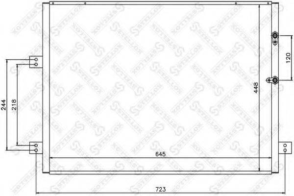 AVA QUALITY COOLING 1137624 Конденсатор, кондиціонер