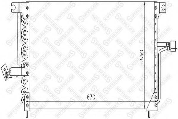 AVA QUALITY COOLING 1 226 113 Конденсатор, кондиціонер