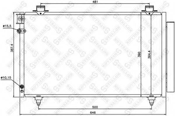 AVA QUALITY COOLING 1359245 Конденсатор, кондиціонер