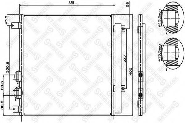 AVA QUALITY COOLING 3 493 498 Конденсатор, кондиціонер