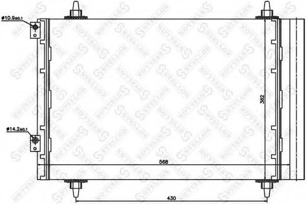 AVA QUALITY COOLING 3871793 Конденсатор, кондиціонер