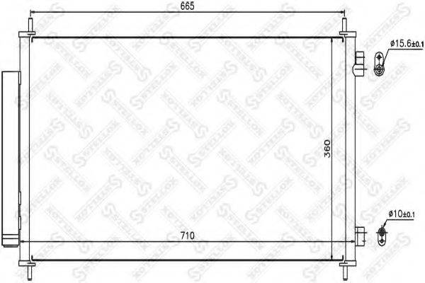 DENSO Q0001632V004000000 Конденсатор, кондиціонер