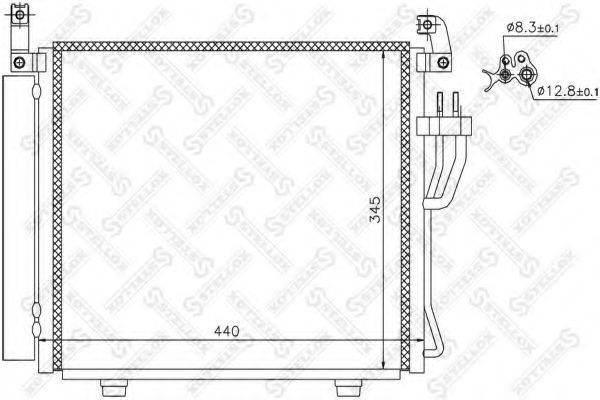 AVA QUALITY COOLING 1EE0061480A Конденсатор, кондиціонер