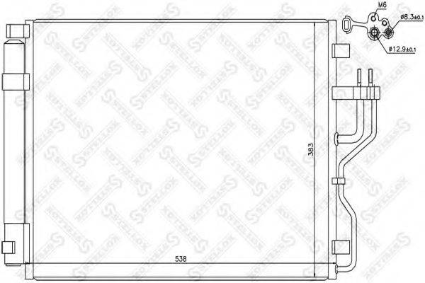 AVA QUALITY COOLING 1S7Q9L440AB Конденсатор, кондиціонер