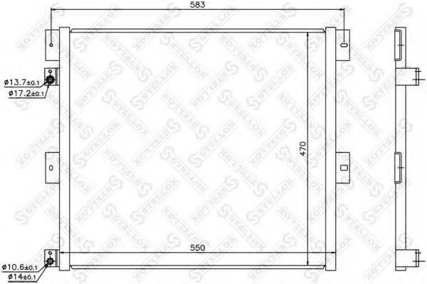 BEHR_ 282702A610 Конденсатор, кондиціонер