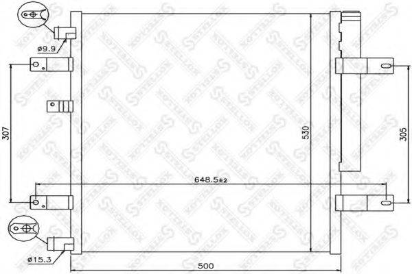 AVA QUALITY COOLING 7012068 Конденсатор, кондиціонер