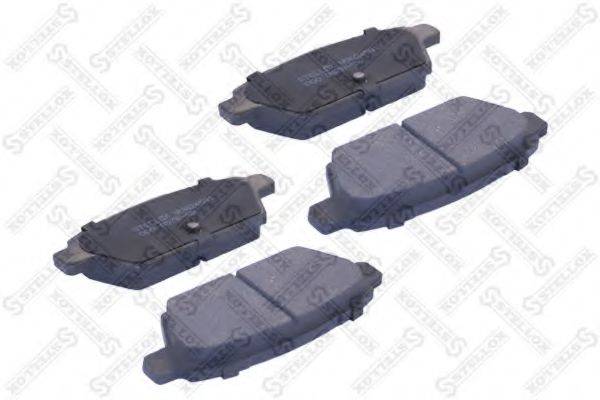 STELLOX 24581 Комплект гальмівних колодок, дискове гальмо