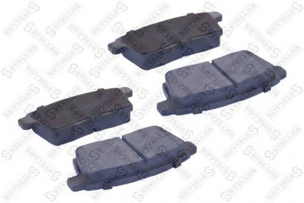 STELLOX 24545 Комплект гальмівних колодок, дискове гальмо