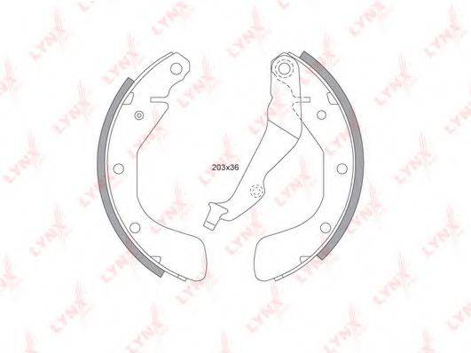GENERAL MOTORS S4520007 Комплект гальмівних колодок