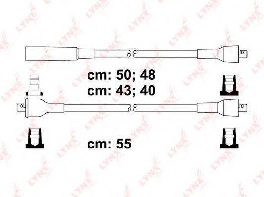 NGK 0734 Комплект дротів запалювання