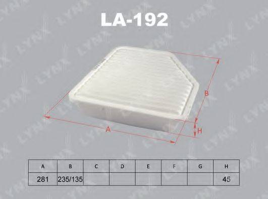 UNION A-192 Повітряний фільтр