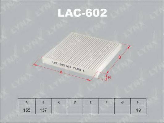 UNION AC-109 Фільтр, повітря у внутрішньому просторі