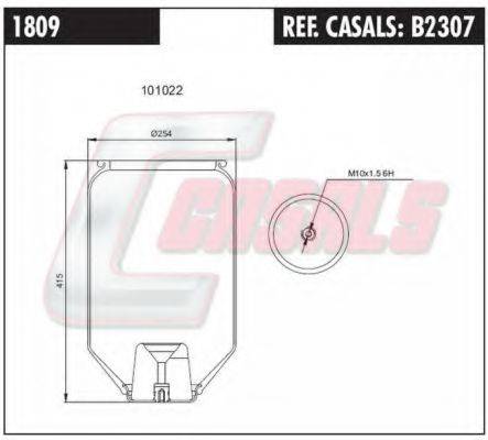 CF GOMMA 89 753 Кожух пневматичної ресори