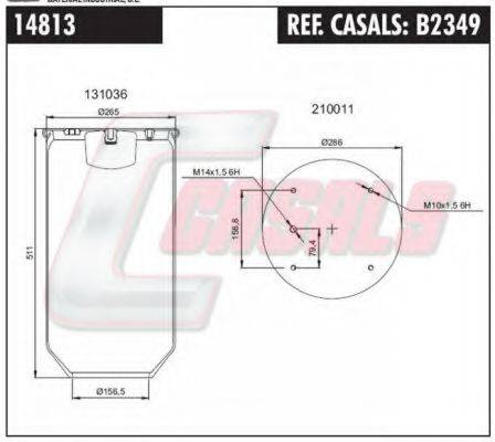 CONTITECH 4813T Кожух пневматичної ресори