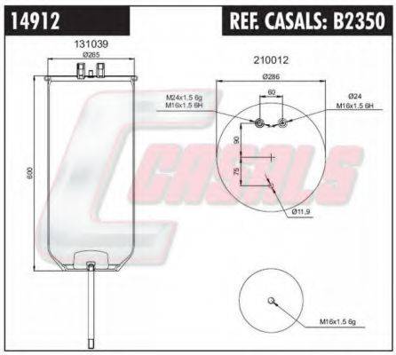 FA1 14912 Кожух пневматичної ресори