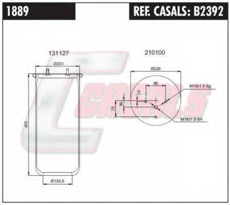 FA1 1889 Кожух пневматичної ресори