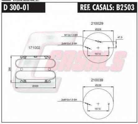 FA1 D30001 Кожух пневматичної ресори