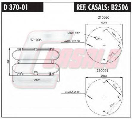 CHEREAU 01442 Кожух пневматичної ресори