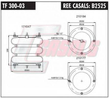 GRANNING LYNX 15816 Кожух пневматичної ресори