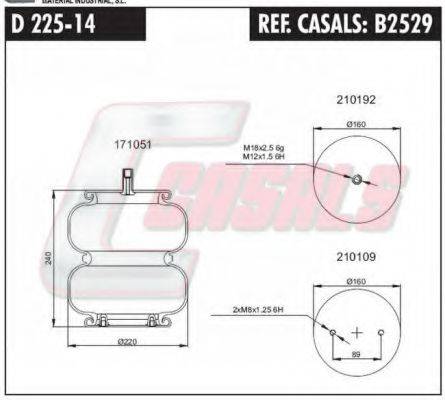 FA1 D22514 Кожух пневматичної ресори