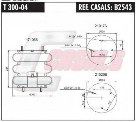 AIRTECH 115008 Кожух пневматичної ресори