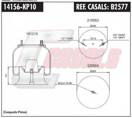 HENDRICKSON HA100016 Кожух пневматичної ресори