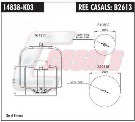 MERCEDES-BENZ A9423203521 Кожух пневматичної ресори