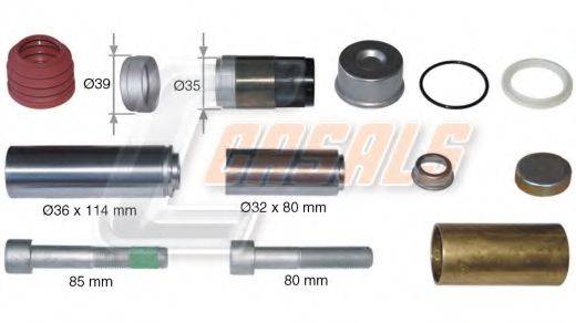 CASALS MD1026 Ремкомплект, гальмівний супорт