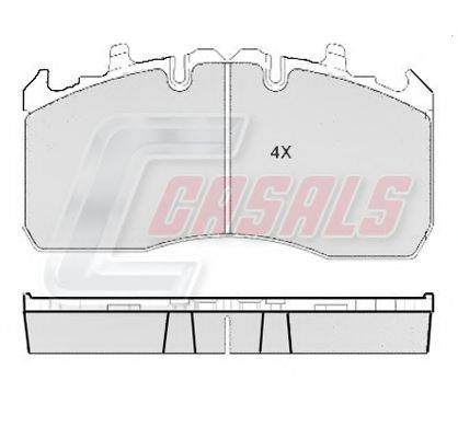 CASALS 29291 Комплект гальмівних колодок, дискове гальмо