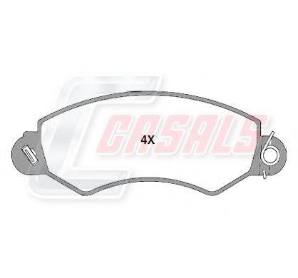 CASALS 24358 Комплект гальмівних колодок, дискове гальмо