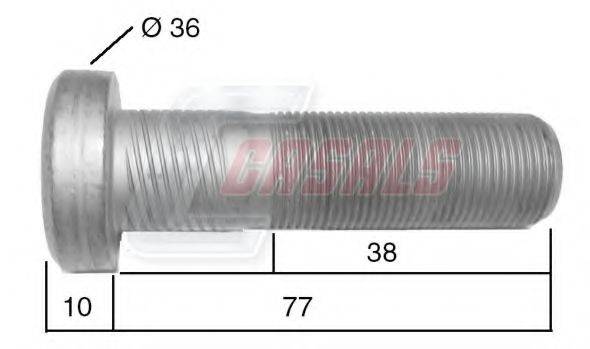 CASALS 21523 Болт кріплення колеса