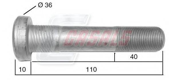 CASALS 21540 Болт кріплення колеса