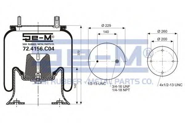 ROCKWELL 212 08939 Кожух пневматичної ресори