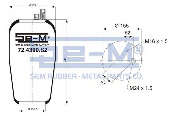 SEM LASTIK 72.4390.S2