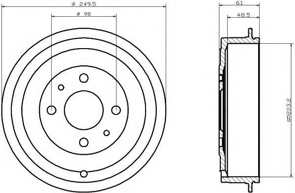 HELLA PAGID 8DT 355 300-301